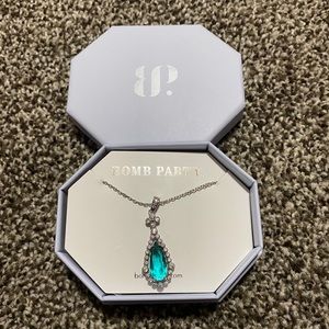 Bomb Party “Magical Midnight” Necklace - Aquamarine